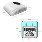 12V Roof RV Air Conditioner,Heat and Cool, Electric Rooftop AC Unit dc Appliances for RV Camper Truck Semi-truck Mini Van Marine Car
