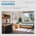 MRCOOL 12000 BTU 230V Ductless Inverter Mini Split Air Conditioner & Heat Pump System, Advantage Series - Wall-Mounted AC Unit w/Heating and Cooling for Home, Office & Commercial Space