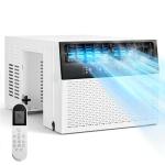 Tehanld 12,000 BTU U-Shaped Smart Inverter Window Air Conditioner,550 Sq.Ft Cooling Capacity, Ultra Quiet Operation, Open Window Flexibility with full view, Energy Saving,Remote Control