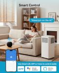 Feelfunn 14000 BTU Portable Air Conditioner, 3-in-1 Cools 750 Sq.Ft, Quiet AC with Fan & Dehumidifier, App/Remote Control, LED Display, 24H Timer, Window Kit, for Bedroom/Office/Dorms