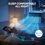 Tehanld 12,000 BTU U-Shaped Smart Inverter Window Air Conditioner,550 Sq.Ft Cooling Capacity, Ultra Quiet Operation, Open Window Flexibility with full view, Energy Saving,Remote Control