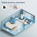 DuraComfort Portable Air Conditioners, 8,500 BTU(Ashrae) /5,100 BTU (SACC), Cooling,Dehumidifier,Fan Mode,Up to 200 Sq.Ft,Suitable for compact Rooms,White