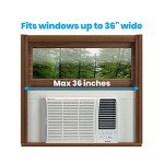 Window AC Insulation Side Panels - White