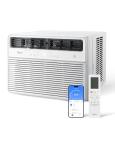 Midea 24,000 BTU Smart Inverter Window Air Conditioner with APP, Alexa Control, 230V AC Unit Cools up to 15,00 Sq. Ft, Quiet Operation, Energy Saving, Remote & Easy Installation Kit, White