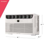 Frigidaire 6,000 BTU Smart Window Air Conditioner & Dehumidifier, 115V, Cools up to 250 Sq. Ft. for Apartment, Dorm Room & Small/Medium Rooms, with Remote Control, White