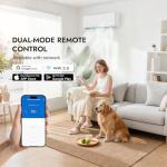 Cozeware 12000 BTU Mini Split Air Conditioner Heat Pump, 230V 20 SEER2 Ductless Inverter System Works with Alexa and WiFi, Cools & Heat Up to 750 Sq.Ft with 3 Eco Mode and Installation Kit, 1 Ton