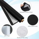 HVAC Copper Pipe Insulation Sleeve 3 Layer Air Conditioner Line Protector 72 x 10.2 Inch AC Thermal Wrap for Outdoor Central Air Mini Split Systems