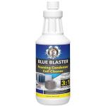 Blue Blaster AC Coil Cleaner Foam - Quart | Extreme Duty Formula for Outdoor AC Condenser Units | 3 to 1 Concentrate Makes 1 Gallon | HVAC Coil Cleaner Lifts Dirt and Grime from the Inside Out
