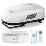 FOGATTI RV Air Conditioner 16K BTU, with Heat Pump and Cooling, with WiFi and Remote Control, Quiet AC, Rooftop AC Unit RV, Non-Ducted, White