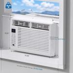 14,000 BTU Window Air Conditioner, 3-in-1 AC Unit with Dehumidifier for Large Room/Living Room Up to 700 Sq. Ft, Quiet & Energy Saving Window AC with Remote, 4 Fan Speeds, 24H Timer