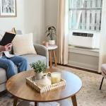 LG 10,000 BTU Smart Window Air Conditioner, 115V, Cools 450 Sq. Ft. for Bedroom, Living Room, Apartment, Dual Inverter, Quiet Operation, Energy Star, works with LG ThinQ, Amazon Alexa and Hey Google