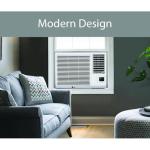 LG 7,500 BTU Window Air Conditioner with Supplemental Heat, Cools 320 Sq.Ft. (16' x 20' Room Size), Electronic Controls with Remote, 2 Cooling, Heating & Fan Speeds, Slide In-Out Chassis, 115V