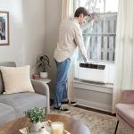 LG 10,000 BTU Smart Window Air Conditioner, 115V, Cools 450 Sq. Ft. for Bedroom, Living Room, Apartment, Dual Inverter, Quiet Operation, Energy Star, works with LG ThinQ, Amazon Alexa and Hey Google