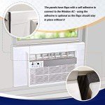 Window AC Insulation Side Panels - White