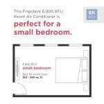 Frigidaire 6,000 BTU Window AC with Dehumidifier