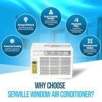 Senville 6,000 BTU Window Air Conditioner - Cools 250 Sq. Ft