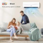 COSTWAY 12000BTU Mini Split AC & Heater Unit