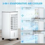Portable 3-in-1 Air Conditioner with Remote Control