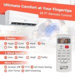 COSTWAY 12000BTU Mini Split AC & Heater Unit