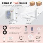COSTWAY 12000BTU Mini Split AC & Heater Unit