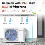 COSTWAY 12000BTU Mini Split AC & Heater Unit