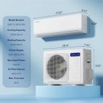 DELLA 12000 BTU Alexa Mini Split AC System