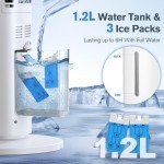 Portable Air Conditioner Cooling Tower Fan with Remote