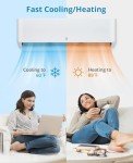 9000 BTU Ductless Mini Split AC & Heater