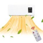 Ductless Wall Air Conditioner and Heater with Remote