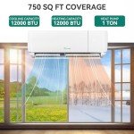 YITAHOME 12000 BTU Ductless Mini Split AC System