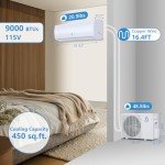 9,000 BTU Mini Split AC & Heating System