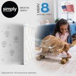 20x20 Air Filter MERV 8, 6 Pack