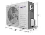 Pioneer 24,000 BTU Central Split AC Heat Pump