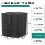 BROSYDA Waterproof Windproof Air Conditioner Cover