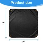 Pusonor Heavy-Duty Air Conditioner Cover, 36"x36" Black