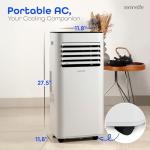 SereneLife 3-in-1 Portable Air Conditioner with Remote
