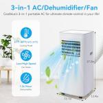 Coolblus 8500 BTU Portable Air Conditioner for Home