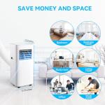 Coolblus 8500 BTU Portable Air Conditioner for Home