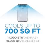 BLACK+DECKER 14,000 BTU Smart Portable AC