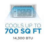 BLACK+DECKER 14,300 BTU Window Air Conditioner