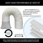 LEZIFU Portable AC Kit with Adjustable Hose