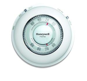 Honeywell Home Round Manual Thermostat, White