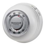 Honeywell Home Round Manual Thermostat, White