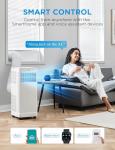 Midea MAP07S1AWT-A Air Conditioner, 10,000 BTU-Smart, White