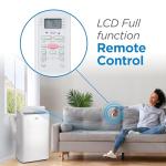 BLACK+DECKER Smart Portable Air Conditioner,12,000 BTU, for Rooms Up To 550 Sq. Ft., Portable AC with Inverter Compressor & Window Kit, BPACT08NM, White