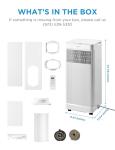 Midea MAP07S1AWT-A Air Conditioner, 10,000 BTU-Smart, White