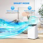 Humhold 12000 BTU Portable Air Conditioners with Remote Control, 3-in-1 Free Standing Cooling AC Unit with Fan & Dehumidifier, Cools Room up to 500 sq.ft, Smart/Sleep Mode,Auto Swing