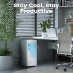 Air Choice Portable Air Conditioner, 10000 BTU Air Conditioner Portable for Room Up to 450 Sq.Ft, Remote Control, 24H Timer, Dehumidifier & Fan Modes, 3-in-1 AC Unit with Window Kit for Home Office