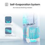 Hisense API0825UW1D Smart Inverter Twin Hose 8,000 BTU (DOE) 350 SF Heat/Cool Tower Portable Air Conditioner, White