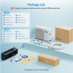 ROVSUN 9,000 BTU Mini Split Air Conditioner & Heater, 19 SEER2 115V Energy Saving Inverter Ductless Wall AC Unit with Pre-Charged Condenser, Heat Pump & Installation Kit, Black